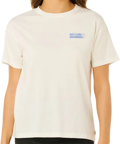 RIP CURL OCEAN BREAK RELAXED T-Shirt 2026 bone - M - Entspanntes OCEAN BREAK T-Shirt in Bone-Optik für lässige Surf-Looks. Hergestellt aus 100 % Baumwolle, bietet es hohen Tragekomfort. Mit stylishen Prints vorne und hinten sowie gewebtem Etikett ideal für den Alltag.