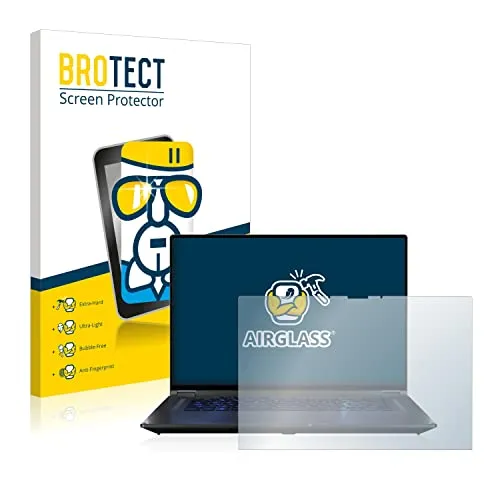 BROTECT Schutzglas für ASUS ROG Flow X16 - Extrem Kratzfest und Ultra-Transparent - Schutzfolie für ASUS ROG Flow X16 mit 9H Härte, Anti-Fingerprint-Beschichtung und einfacher, blasenfreier Anbringung für maximalen Schutz und Klarheit.