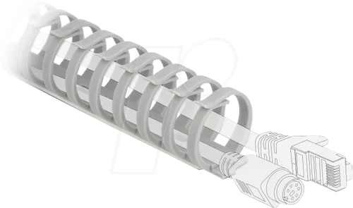 DELOCK 19226 - Flexibler Kabelkanal 500 x 35 x 30 mm, selbstklebend und ideal für ordentliche Kabelführung