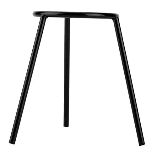 Broco Labor Metall Dreibein, Labor Bunsenbrenner Stativ, Alkohol Lampe Stativ Labor Alkohol Brenner Ständer für Chemische Experimente, Physikunterricht und Laboreinsatz