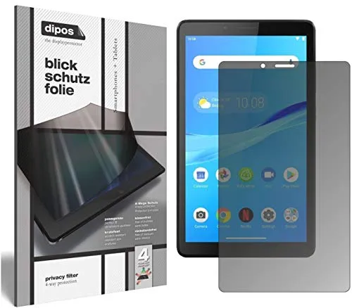 dipos I Blickschutzfolie matt kompatibel mit Lenovo Tab M7 (TB-7305 + TB-7306) Sichtschutz-Folie Display-Schutzfolie Privacy-Filter