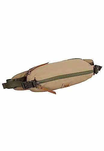 Camel Active Laona Beltbag 32 cm - Beige - Gürteltasche aus robustem Canvas, ideal für den Alltag. Verstellbarer Hüftgurt und mehrere Fächer sorgen für Ordnung und Komfort. Tragevarianten: Hüfte oder Crossover.