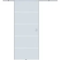 HOMCOM Glasschiebetür Aluminium mit Sicherheitsglas von HOMCOM