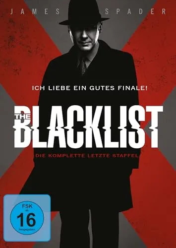 The Blacklist - Season 10 [6 DVDs] - Spannende Krimiserie, Freigegeben ab 16 Jahren, ideal für Fans von packenden Thriller-Storys.