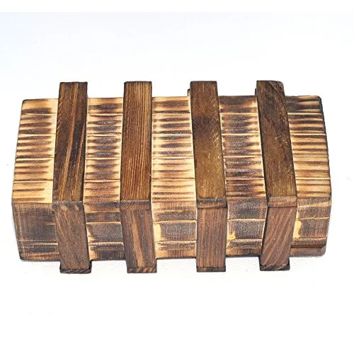 Chonor 3D Puzzle Brainteaser Denkspiel, Magische Geschenkbox Rätsel Geschenkschachtel aus Holz Knobelspiel Geduldspiel Holzspielzeug Gehirntraining Logikspiel für Kinder und Erwachsene