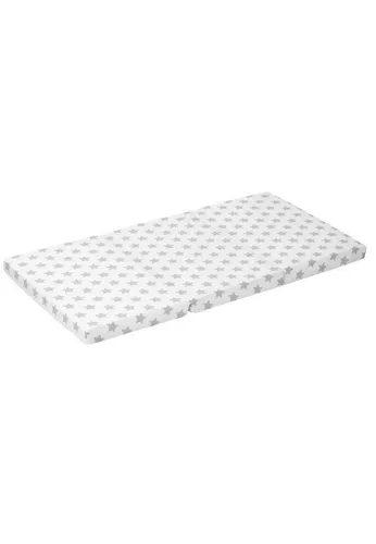 Alvi Reisebettmatratze STARS BL 60x120 cm grau - Matratzen für Kinder, besonders weich und komfortabel für einen erholsamen Schlaf unterwegs