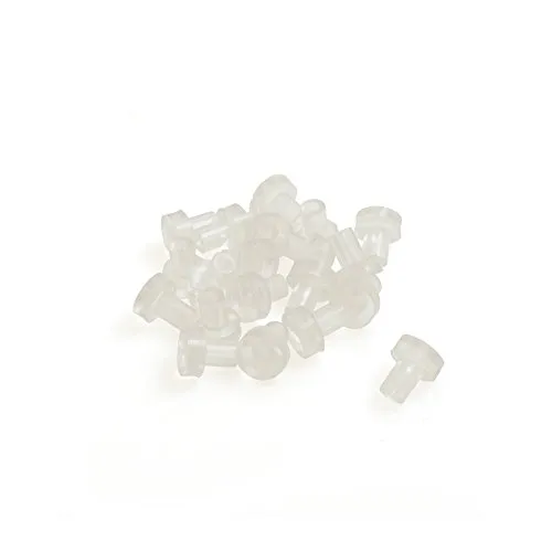 Design61 PVC Glasauflage 20er Set Ø 6mm Glasauflagen transparent