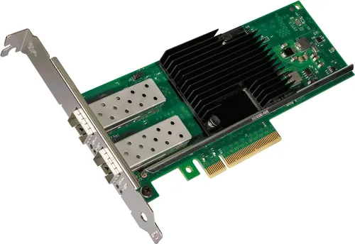 Intel Ethernet Converged Network Adapter X710-DA2 - 10 Gigabit Netzwerkadapter - Netzwerkkarten mit PCIe 3.0 x8 Low-Profile, bietet hohe Geschwindigkeit und Zuverlässigkeit für Server- und Rechenzentrumsanwendungen.
