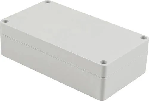 Hammond Electronics 1554JL2GY Universal-Gehäuse - Hochwertiges Polycarbonat-Gehäuse in Grau, ideal für den Schutz elektronischer Bauteile. Maße: 160 x 90 x 45 mm.