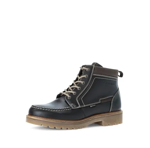 Pius Gabor Herren Boots – Stilvolle Schnürschuhe für Freizeit und Alltag - Hochwertige Schnürhalbschuhe aus Glattleder mit warmem Lammfell-Innenfutter. Ideal für den täglichen Einsatz und bequem zu tragen. Perfekte Kombination aus Stil und Komfort.