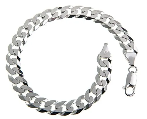 Silberkettenstore Panzerkette Armband 19cm - 925 Silber - Ketten aus 925 Silber, 19cm lang, mit elegantem Karabinerverschluss und stilvoller Geschenkverpackung – perfekt als Geschenk oder für den eigenen Stil.