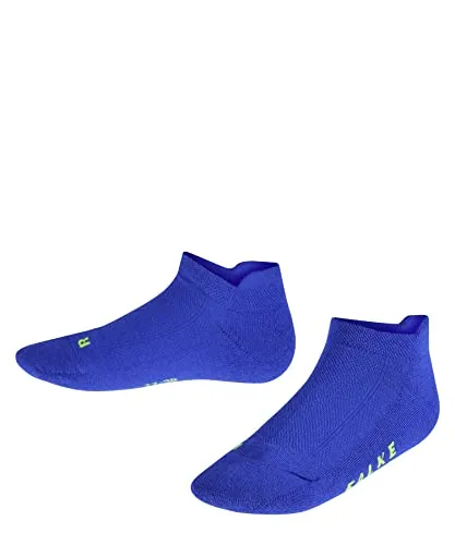 FALKE Unisex Kinder Sneakersocken Cool Kick Sneaker K Sn weich atmungsaktiv schnelltrocknend kurz einfarbig 1 Paar, Blau Cobalt 6712, 23-26