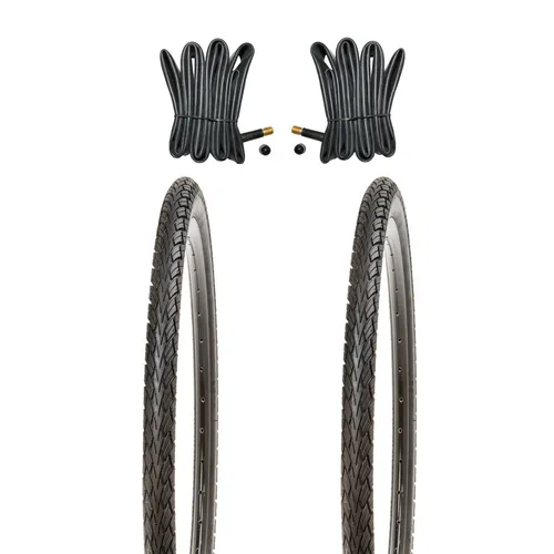 Stk. 28 Zoll Fahrradreifen 700x45C 47-622 mit 2x Schlauch mit Autoventile 2