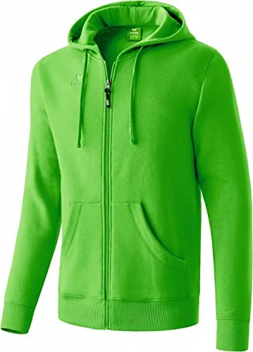 Erima Herren Sweatjacke Hooded Jacket, Green, M, 207335 in grün von ERIMA