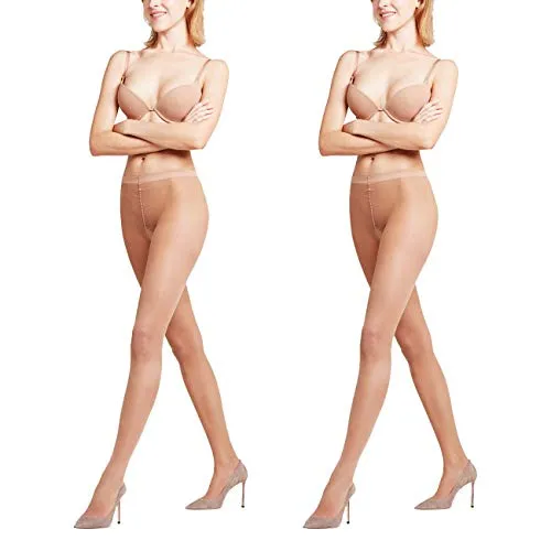 FALKE Strumpfhosen Tights Pure Matt 20 2er Pack, Größe:S-M;Farbe:Sun New (4299)