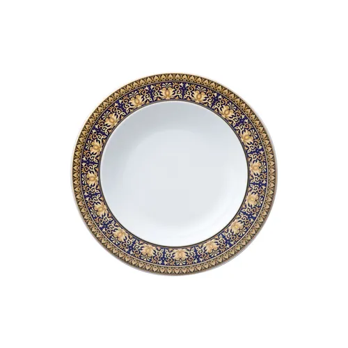 Rosenthal Versace Medusa Blue Suppenteller 22 cm in blau von Rosenthal