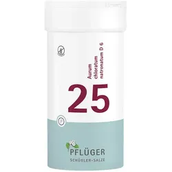 Schüßler-Salze Biochemie Pflüger 25 Aurum chlor.natr.D 6 Tbl.