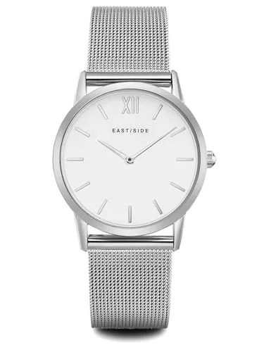 Eastside Quarzuhr Upper Union Silber mit Edelstahl-Armband in silber von Eastside