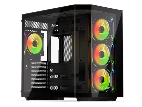 Produktbild Empero Tower-Gehäuse schwarz mit Tempered Glass