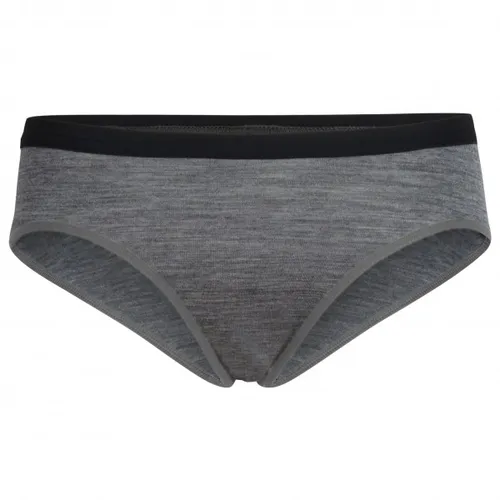 Icebreaker Women Siren Hipkini Gritstone HTHR (S) - Funktionsunterwäsche für Damen, aus Merinowolle für optimalen Komfort und Temperaturregulierung beim Sport.