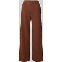 zero Damen Stoffhose 30 Inch, cappuccino - Elegante Damen-Hose mit elastischem Bund für optimalen Tragekomfort, figurbetont und vielseitig kombinierbar.