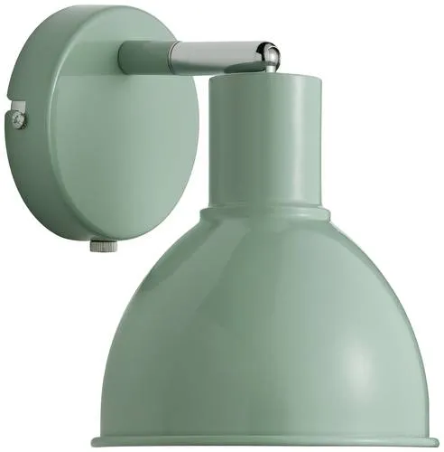 Nordlux Pop 45841023 Wandleuchte E27 Grün - Retro-Design - Lampen im Retrodesign aus hochwertigem Metall, schwenkbarer Kopf für individuelle Lichtausrichtung und praktische Hochglanzoberfläche.