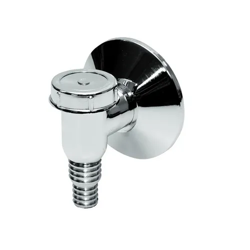 Aufputz Waschmaschinen Siphon Geschirrspüler Sifon Vorwandinstallation chrom