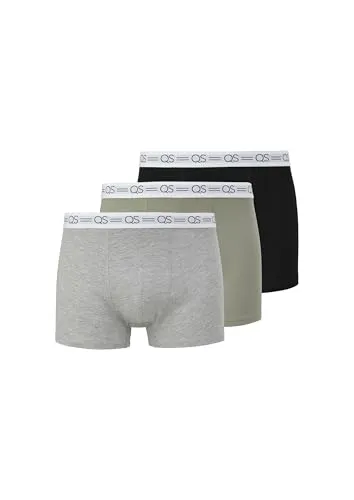 QS 3er-Set Boxershorts aus Jersey