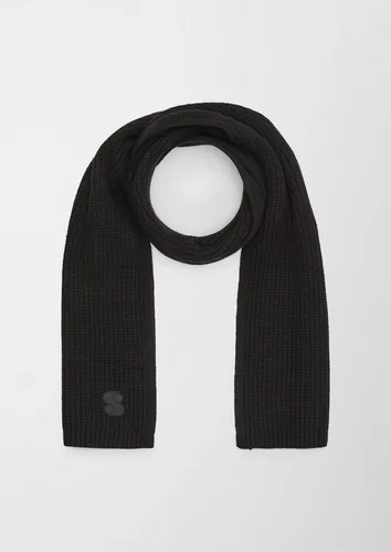 s.Oliver Schal Tuch, Strickschal aus Viskosemix - Modeschals, luxuriöser Strickschal aus weichem Viskosemix, perfekt für stilbewusste Frauen und vielseitig kombinierbar für jeden Anlass.