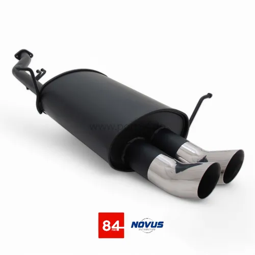 OMAC Auspuff-Flexrohr Novus Sportauspuff für BMW E36 Compact 316i 2x76mm - Auspuff-Flexrohre mit EG Genehmigung für sportlichen Sound und einfache Montage, ideal für BMW E36 Compact 316i.