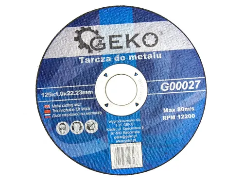 Trennscheibe für Metall 125 x 1,0 mm G00027