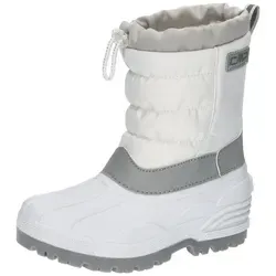 CMP Kids Hanki 3.0 Snow Boots bianco (A001) 23 - Unisex-Winterschuhe für Kinder, wasserdicht und mit warmem Kunstfellfutter. Ideal für Winteraktivitäten im Freien, auch bei -30°C, und mit hervorragendem Grip auf Eis.