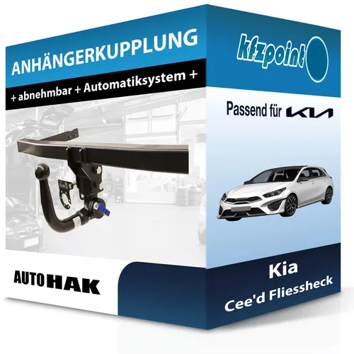 Produktbild Abnehmbare Anhängerkupplung für Kia Cee'd Fliessheck (05.2018-heute)