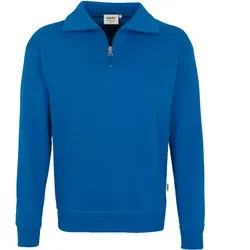 HAKRO Zip-Sweatshirt Premium 451 - royalblau, Größe 2XL - Herren-Sweatshirts, klassischer Troyer mit hochwertigem YKK® Reißverschluss, pflegeleichte Baumwoll-Polyester-Mischung für höchsten Tragekomfort.