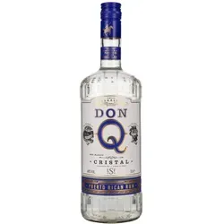 Don Q CRISTAL Puerto Rican Rum 40% Vol. 1l