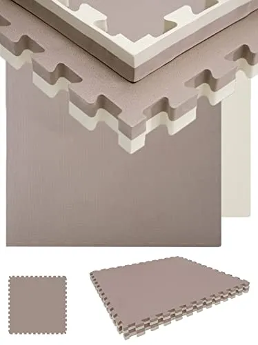 eyepower 4cm dick Fitnessmatte Puzzle - 2 Bodenplatten für Sport - Luxus Sportmatte mit 4 cm Dicke, ideal für Indoor & Outdoor Training. Die wasserfeste Matte dämpft Stöße zuverlässig und schützt den Boden vor Kratzern.