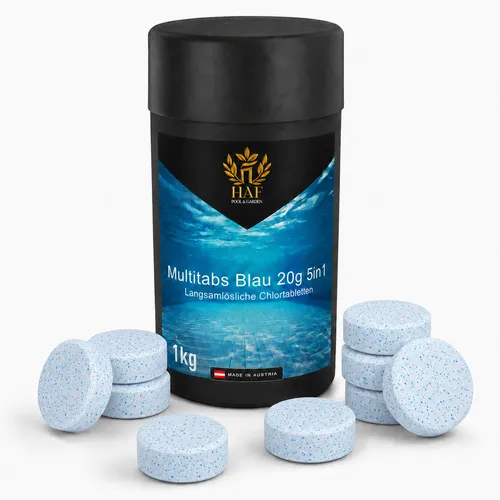 HAF® Pool Chlor Multitabs 5 in 1 20g 1 kg