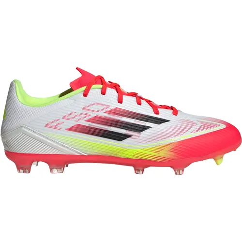 Adidas F50 LEAGUE FG/MG - Leichte Fußballschuhe für maximale Geschwindigkeit - Fußballschuhe mit passgenauer Tunnel-Zunge für sicheren Sitz und Sprintplate 360 Außensohle für ultimativen Grip. Hergestellt aus mindestens 20 % recycelten Materialien.