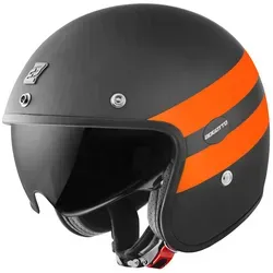 Bogotto V587 Crono Carbon Jethelm, schwarz-orange, Größe S in orange von Bogotto