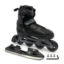 Cox Swain Inlineskates Black Ice 2in1 – XL (43-46)