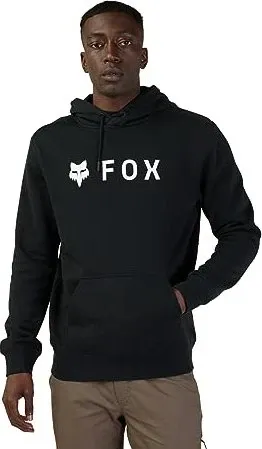 Fox Racing Absolute Fleece Po Windbreaker Herren, Schwarz, M - Hoodie mit weichem gebürstetem Innenfutter aus Fleece für optimalen Komfort und Wärme, ideal für aktive Freizeitgestaltungen.