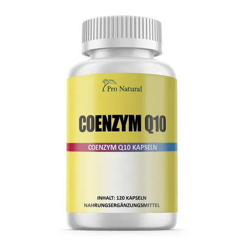 Pro Natural Coenzym Q10 (100mg/Kapsel) 120 vegetarische Kapseln (Cellulose)