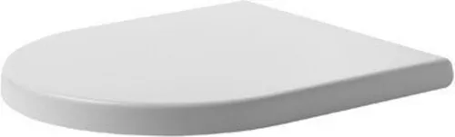 Duravit WC-Sitz Starck 3, Weiß - Eleganter WC-Sitz aus der Duravit-Serie Starck 3 mit SoftClose-Funktion für geräuschloses Schließen, ideal für moderne Badezimmer.