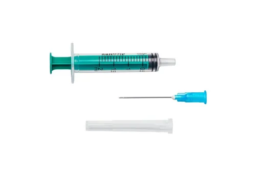 Zarys Absaugspritze 25 x Zarys dicoNEX SN Einwegspritze 2ml mit Kanüle, (Spar-Set), abnehmbare Nadel