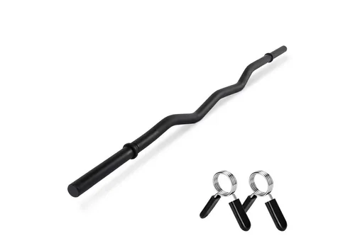 MSports® SZ-Curlstange SZ Curlstange, 30mm mit Federverschluss - STANDARDNORM