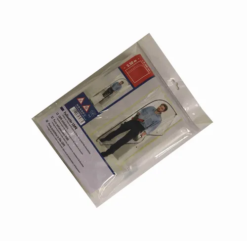 Folien Staubschutztür 1,20x2,20m - Wiederverwendbare Schmutzschleuse - Türen: Beidseitig öffnende Staubschutztür aus milchig transparenter LDPE Folie, ideal für alle Räume und mehrfach verwendbar.