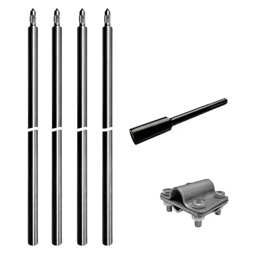 Erdax Tiefenerder V4A Set 4x 1m von Erdax