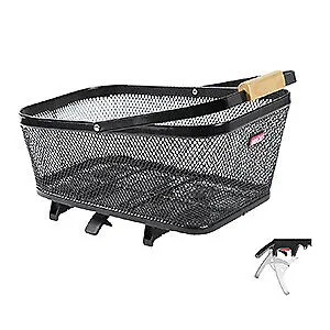 Produktbild UNIX FAHRRADKORB BERTOLO TOPKLIP SCHWARZ