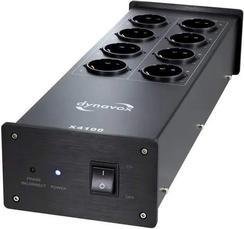 Dynavox X4100 HiFi-Netzfilter – Hochwertige HiFi-Steckdosenleiste