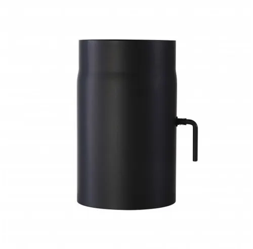 Kamino Flam Ofenrohr mit Drosselklappe 150x250mm - Aschesauger – hochwertiges Ofenrohr mit Drosselklappe für optimale Luftregulierung und effiziente Verbrennung.